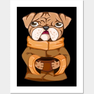 The Baby Bulldog cute and lovely Posters and Art